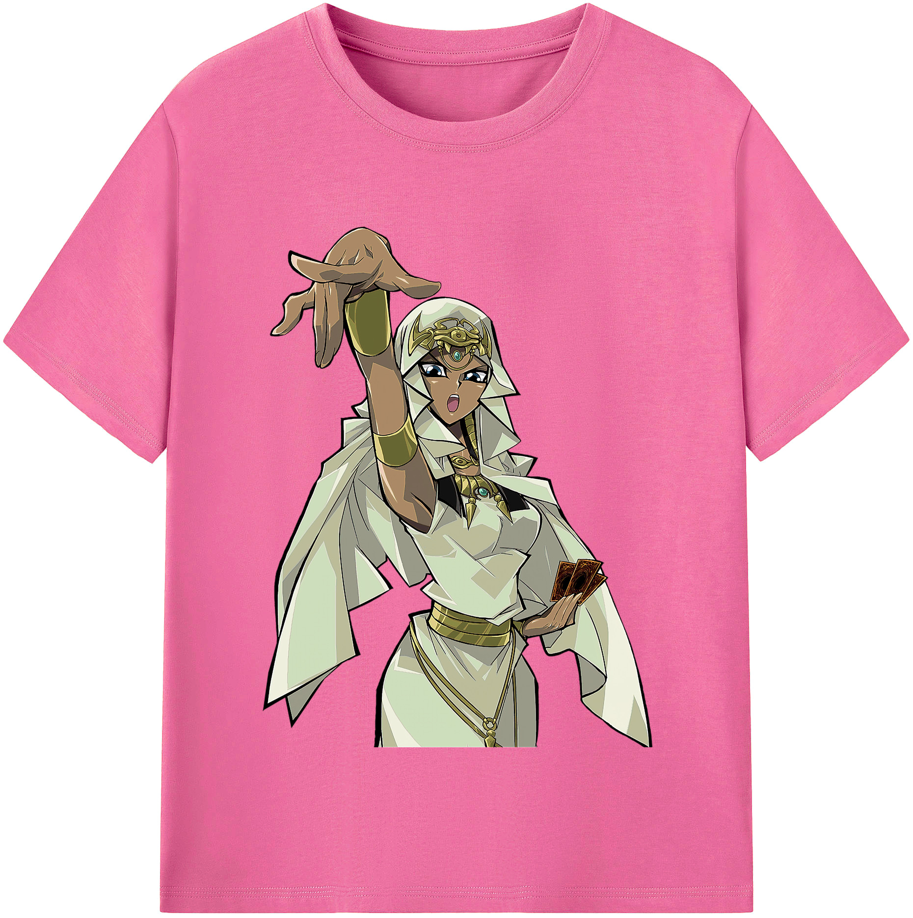 （画像用） 遊☆戯☆王 Yu-Gi-Oh! レディースカジュアルプリントTシャツ（綿100％）